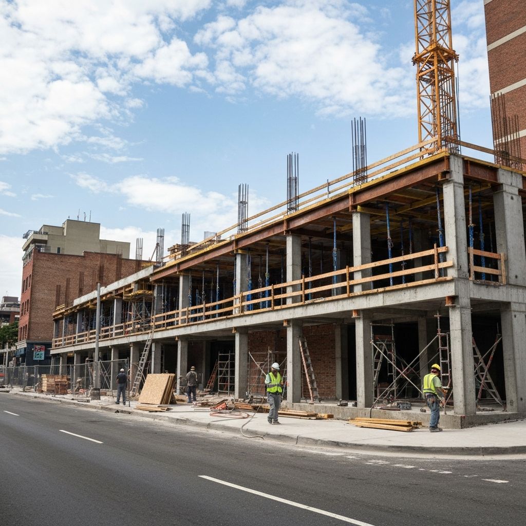 Commercial construction project