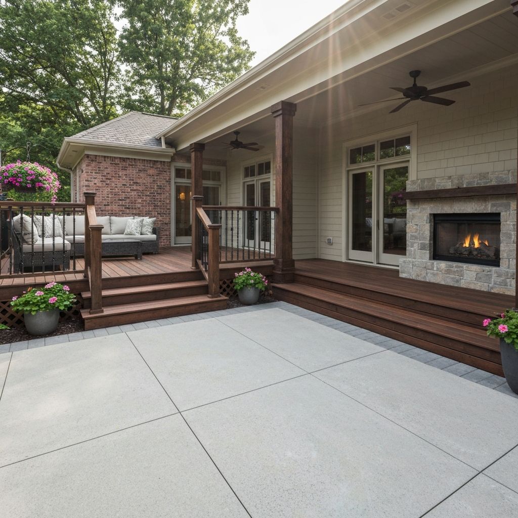 Custom deck and patio
