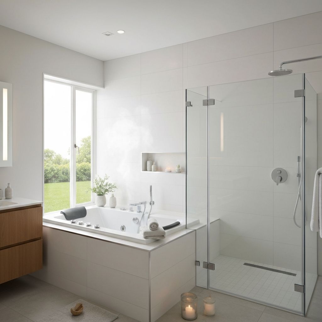 Modern bathroom renovation